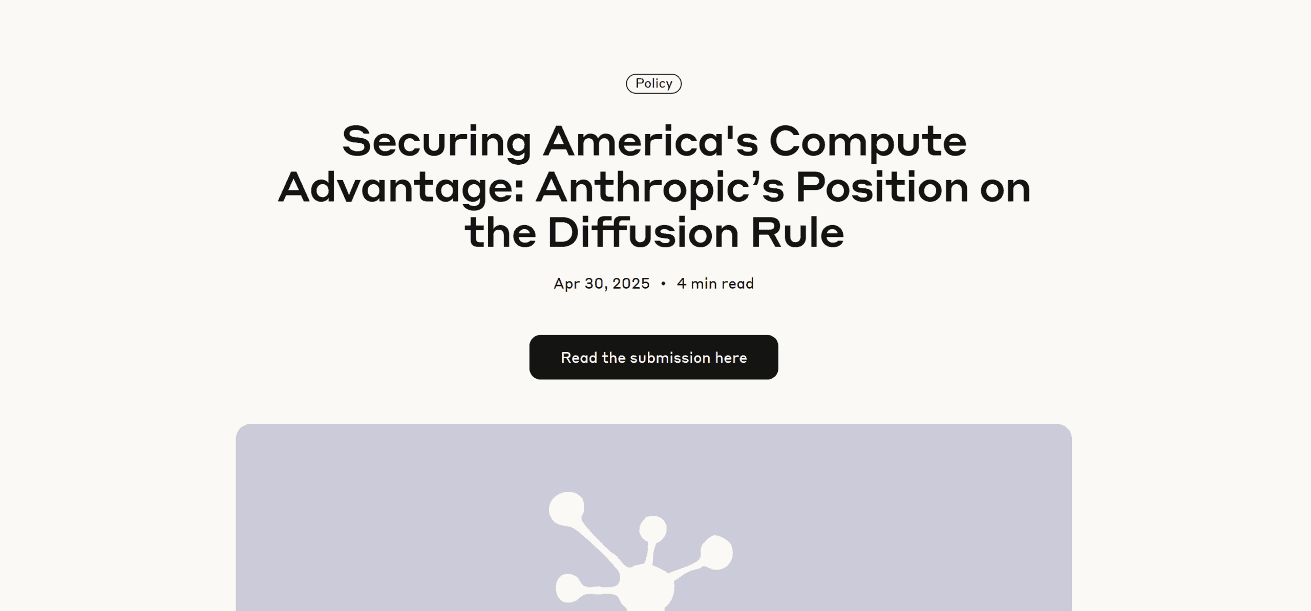Anthropic backs U.S. AI chip export controls, urges stricter Tier 2 limits